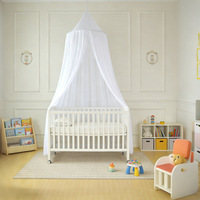 Moustiquaire dôme style nordique pour enfants, anti-moustiques, sur pied, sans installation, respirante, monocouche