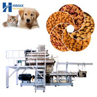 Extrusora de Pellets de Alimento Seco para Perros, Totalmente Automática, Motor Siemens, Control PLC, 500 kg/h, Alta Eficiencia, Precio de Fábrica