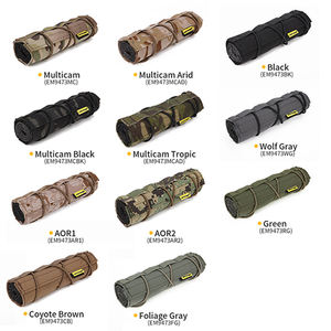 Emersongear Cordura 500D Nylon 18Cm Noir Équipement Tactique Housse de <span class=keywords><strong>Protection</strong></span> Réglable pour Suppresseur pour Arme à Feu - Product Image 6