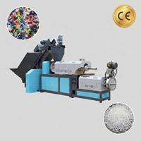 Ligne de recyclage de plastique intelligent à commande PLC, granulateur de plastique