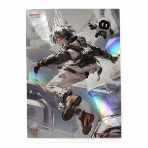 Affiches Holographiques Métalliques Anime Personnalisées avec Effet Tactile en Relief <span class=keywords><strong>3D</strong></span>, Vernis UV Sélectif et Illustration Artistique - Product Image 4