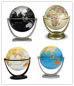 Globe terrestre rotatif en plastique, décoration de bureau et de <span class=keywords><strong>maison</strong></span>, design Art <span class=keywords><strong>Déco</strong></span>, couleur antique, 10 cm, PVC, cadeau, vente chaude - Product Image 6