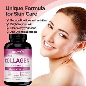 ยาไบโอตินวิตามินซีอาหารเสริมแคปซูลสำหรับบำรุงผิวเล็บและสุขภาพเส้นผม - Product Image 3