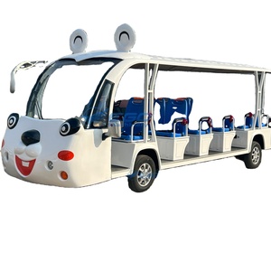 Mini-bus électrique 17 places pour les visites des zoos et des parcs d'attractions, bus de navettage d'occasion pour le tourisme - Product Image 1