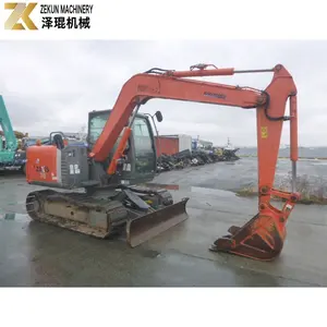 Piccola benna usata escavatore Hitachi ZX 70 da 7 tonnellate con pollice ZX70-3