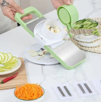 Groothandel Populaire RVS Handmatige Snijder/Schaaf voor Aardappelen, Knoflook, Wortels, Fruit en Groenten