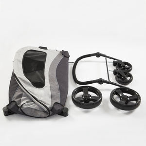 अनुकूलित <span class=keywords><strong>4</strong></span> पहियों ओएम ट्रॉली गाड़ी बड़ी xl पालतू कार कुत्ते गाजर - Product Image 4