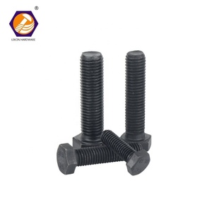 Perno hexagonal de acero negro M9 de tamaño personalizado de alta calidad <span class=keywords><strong>M20</strong></span> M22 M58 M29 sujetador con acabado inoxidable cabeza hexagonal estándar DIN rosca M3 - Product Image 3