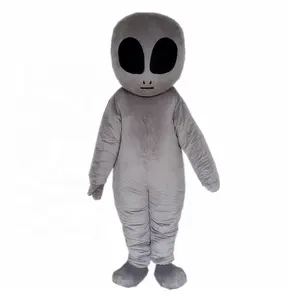 Disfraz de mascota alien gris, alta calidad