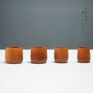 Bamboo Cups Small Traditional Reusable Tableware For Tea Wine Hot Pot Noodle Shop Custom Made - Product Image 4