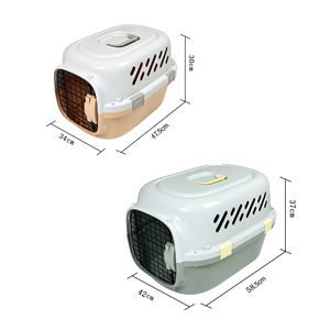 Trasportino da Viaggio Portatile e Resistente in Plastica Approvato dalle Compagnie Aeree per Gatti e Cani - Product Image 5