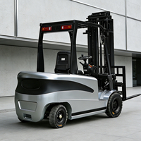 Forklift Listrik 1-ton, 2-ton, 3-ton, 4-ton, dan 5-ton Digunakan untuk Penanganan di Gudang, Supermarket, dan Pelabuhan.