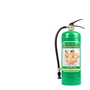 Extincteur à mousse à base d'eau MsFz 3L, portable, pour véhicule et usage domestique, cylindre en acier vert - Product Image 1
