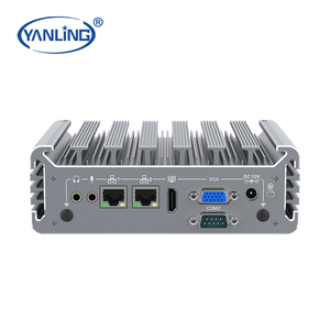Nouveau <span class=keywords><strong>mini</strong></span> <span class=keywords><strong>PC</strong></span> industriel sans ventilateur Yanling N342F, processeur Core <span class=keywords><strong>I7</strong></span> <span class=keywords><strong>10810U</strong></span>, double LAN, affichage 4K, RAM DDR4, stockage SSD+HDD, multi-prises, ordinateur de bureau - Product Image 3
