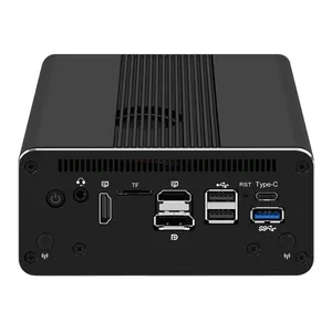 新しいリリース13Th10GbeファイバーPCコアI51240 P U300E 8505 64GB DDR5 2テラバイトM.2 NVMe SSD 4x2.5Gbe Linux Firewall Homelab Mini PC