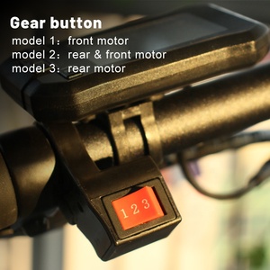 Vélo électrique pliable à pneus larges de 20 pouces avec moteurs doubles de 500 W au design moderne, vélo à neige pour adultes - Product Image 4