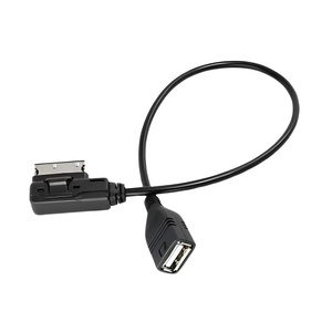Câble USB AUX Musique MDI MMI <span class=keywords><strong>AMI</strong></span> vers USB Femelle Interface Audio AUX Adaptateur Fil de Données Pour VW MK5 Pour AUDI A3 A4 A4L A5 A6 A8 Q5 - Product Image 2