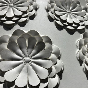 Hochwertige Struktur für moderne Innenräume 3D-Hintergrundwand Hochwertige geschnitzte Leder wand paneele - Product Image 2