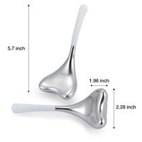 Bâtons Cryo Gua Sha en Acier Inoxydable Incassable, Rouleaux de Glace pour Massage Visage et Yeux, Thérapie Rafraîchissante, Fournitures d'Esthétique