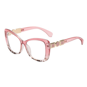 Lunettes Designer Marques Célèbres <span class=keywords><strong>Montures</strong></span> Pour Lunettes Optique Femme <span class=keywords><strong>Montures</strong></span> Anti Lumière Bleue Lunettes Carrées Oeil de Chat Grande Taille - Product Image 4