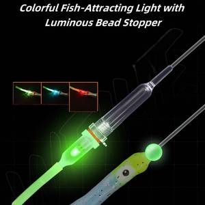 Sneda Led Glow Octopus <span class=keywords><strong>Rig</strong></span> 2/0 Haken Aas Vissenset Cr425 Batterij Zout Water Klaar Voor Makreel/Cutlassfish Karper/Bass Target - Product Image 3