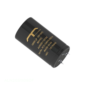 Condensateur original 10 mF CAP ALUM SNAP-IN 85C à montage traversant ALN20S1108DF - Product Image 1