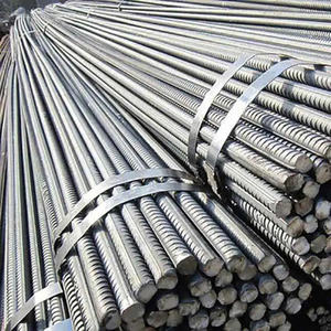 Batang besi penguat Rebar baja gulung panas, batang besi Rebar berat konstruksi bangunan cacat - Product Image 3