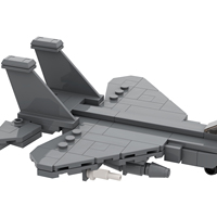 Kit de construction de briques MOC Scène Militaire Avion de Chasse F-15 Eagle Modèle DIY Jouets Éducatifs Créatifs pour Enfants MOC5117