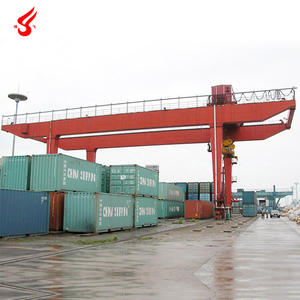 رافعة جسرية مثبتة على سكة الميناء رصيف الميناء لرفع حاوية 40 قدمًا مع موزع zmc - Product Image 2
