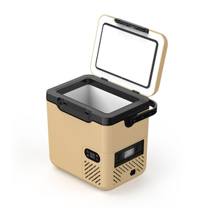 12L/18L <span class=keywords><strong>Mini</strong></span> Xách Tay Năng Lượng Mặt Trời Pin Xe Tủ Lạnh Bột Làm Mát 12V/24V Với Chất Lượng Cao Máy Nén Ngoài Trời Cắm Trại Chuyến Đi - Product Image 3