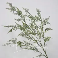 Rumput Garut Asparagus pakis daun Calla rumput udara gantung Amaranthus tanaman hijau buatan dekorasi aula pernikahan