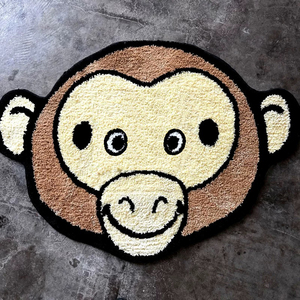 Custom Irregular Shape <strong>Bath</strong> Rugs Machine Washable Plush Microfiber Area Rugs Modern Abstract Washable Luxury Round Plush Carpet - Product Image 4