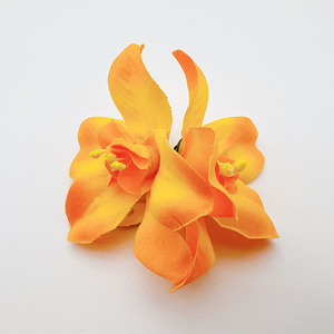 Pinces à cheveux en tissu bohème à double fleur hawaïenne pour femmes et filles, multicolores, pour les fêtes, printemps-été, vente chaude, prix d'usine abordable - Product Image 5