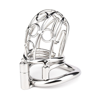Conception chaude métal pénis coq serrure urétrale stimuler Cage Cage de chasteté masculine avec prise de gland BDSM Sex Toy pour hommes Bondage érotique