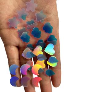 Parches para el Acné con Forma de Corazón Holográfico, Divertidos, Ultrafinos e Iridiscentes para la Cara - Product Image 6