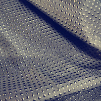 Tissu sergé enduit de points en polyester, tapis antidérapant en rouleau, Oxford 100% microfibre, tissu antidérapant pour chaussettes