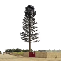 Antenne tubulaire bionique en forme de palmier cocotier pour la communication, l'aménagement paysager et l'embellissement des zones scéniques