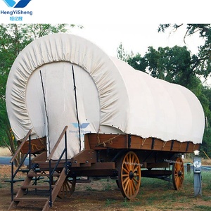 Tenda vagone di lusso Hotel di fascia alta Conestoga tenda portabagagli adatto <span class=keywords><strong>per</strong></span> campeggio all'aperto - Product Image 5