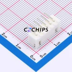 HC-XH-6AW-TW Wire-to-Board Pin Header Bent Lead Through Hole,P=2.5mm Connector 1x6P 2.5mm Right Angle Insert XH - Product Image 2