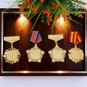 Insignia Metálica en Blanco para Diseño, Medalla de Honor de Aleación de Zinc, Artesanía Metálica, Ideal para Actividades de Campamentos de Verano y Competiciones - Product Image 3