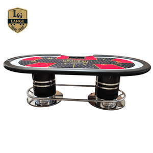 Casino Gambling Heavy Duty Texas <strong>Poker</strong> <strong>Table</strong> 96 Inch High End Standard Measurements <strong>Poker</strong> <strong>Table</strong> - Product Image 2