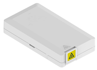 Caja de Montaje para Adaptador de Fibra Óptica SC de 1 Puerto, Placa de Pared FTTH para Redes LAN/CATV/FTTx, a Prueba de Polvo con Obturador