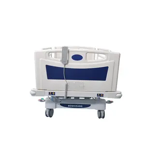 Cheap abs plastic side rail Icu Clinic Multi-function Hospital equipment three functions Medical Electric Bed prices with toilet