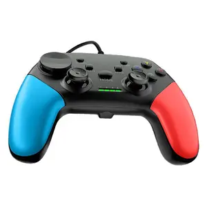 Manettes de jeu filaires de haute qualité avec poignée en caoutchouc pour PS3/PC/Android/TV Box/PC steam