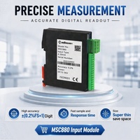 Modul Input Analog HMI/PLC MSC880 DIN35 Super Tipis Terisolasi Universal 8 Kanal Mv+Thermocouple+4-20ma+0-10V Output RS485 OEM