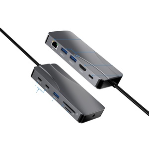 New Launched <strong>Computer</strong> Accessories 11 in 1 PD100W 4K 60 Hub Usb 3.0 <strong>Type</strong> c Hub Docking Station Usb c - Product Image 1