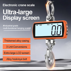 Báscula de Grúa Inalámbrica 1T de Nuevo Diseño 2026, Báscula Colgante con Pantalla LCD Grande, Recargable por USB, Digital, kg, Acero Inoxidable - Product Image 3