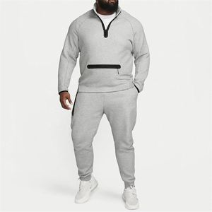 Vêtements de sport de haute qualité survêtements pull Baggy surdimensionné Jogging costumes sweat à capuche vierge et survêtement pantalons de survêtement grandes tailles ensembles - Product Image 1