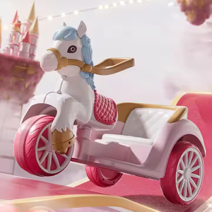 Vente flash - Voiture électrique pour enfants rose princesse, trois roues, voiture électrique pour enfants, pour les jolies filles - Product Image 3