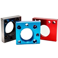 Servicio de Mecanizado CNC de Precisión, Fresado y Taladrado, Componentes Personalizados de Aluminio y Acero Inoxidable con Acabado de Superficie Anodizado